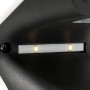 Detailaufnahme der indirekten Beleuchtung der LED Solar Außenleuchte Butterfly.