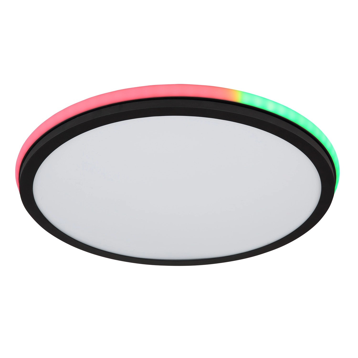 Globo LED-Deckenleuchte Jaxxi Schwarz/Weiß Ø 45 cm