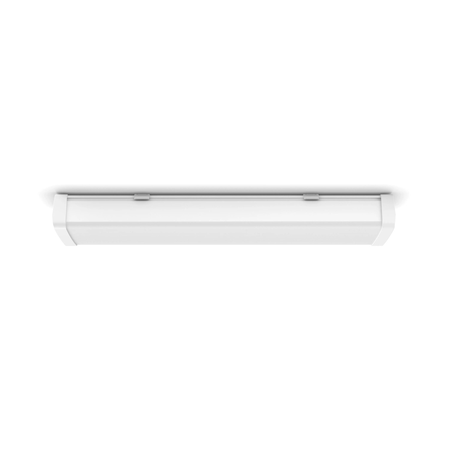 Weiße Philips LED-Feuchtraumleuchte Projectline, 60 cm, für Decken- oder Wandmontage.