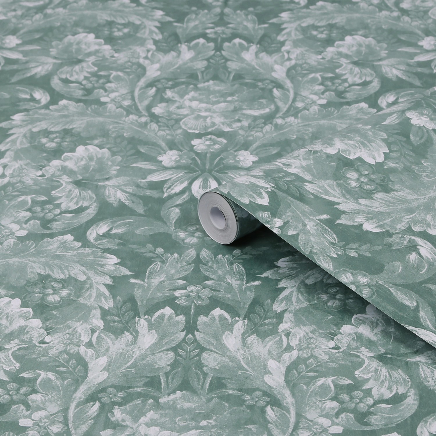 Laura Ashley Vliestapete Apolline Jade Green Grün FSC®
