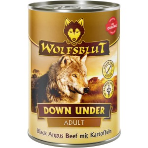 Wolfsblut Hunde-Nassfutter Down Under Adult Black Angus Beef mit Kartoffeln, Dose