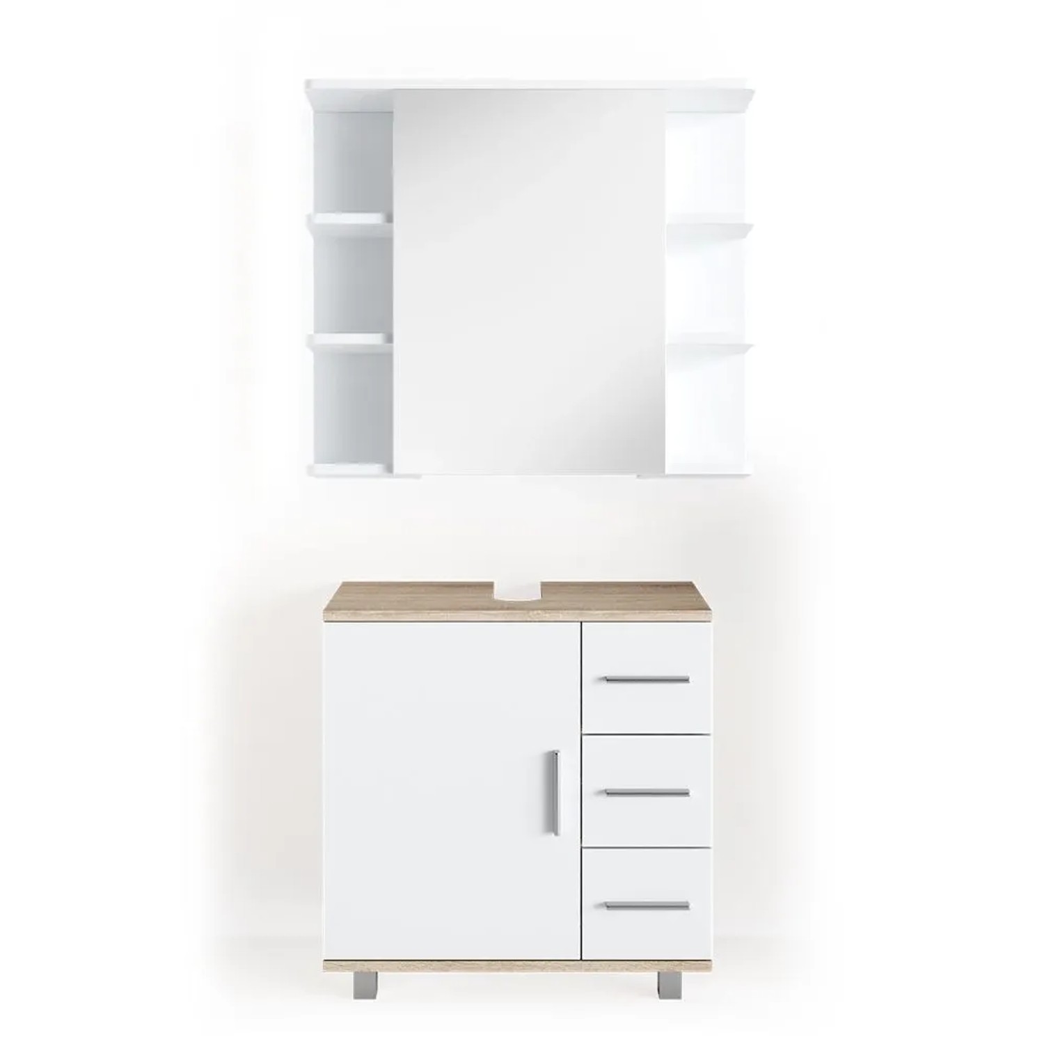 Vicco Badmöbel-Set Ilias Sonoma 60 x 61 2-teilig
