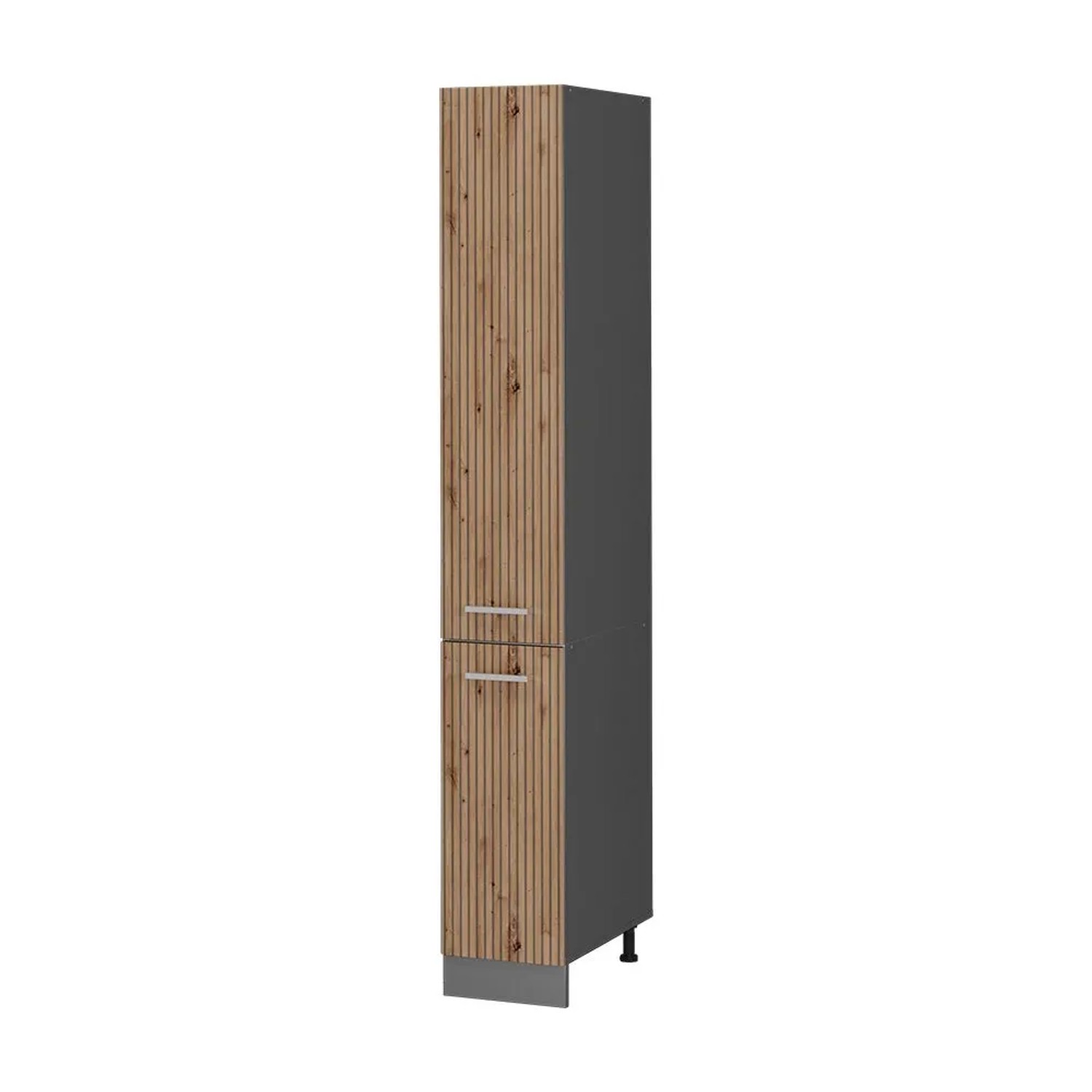 Vicco Apothekerschrank R-Line Medizinschrank für die Küche Artisan-Eiche Anthrazit 30 cm
