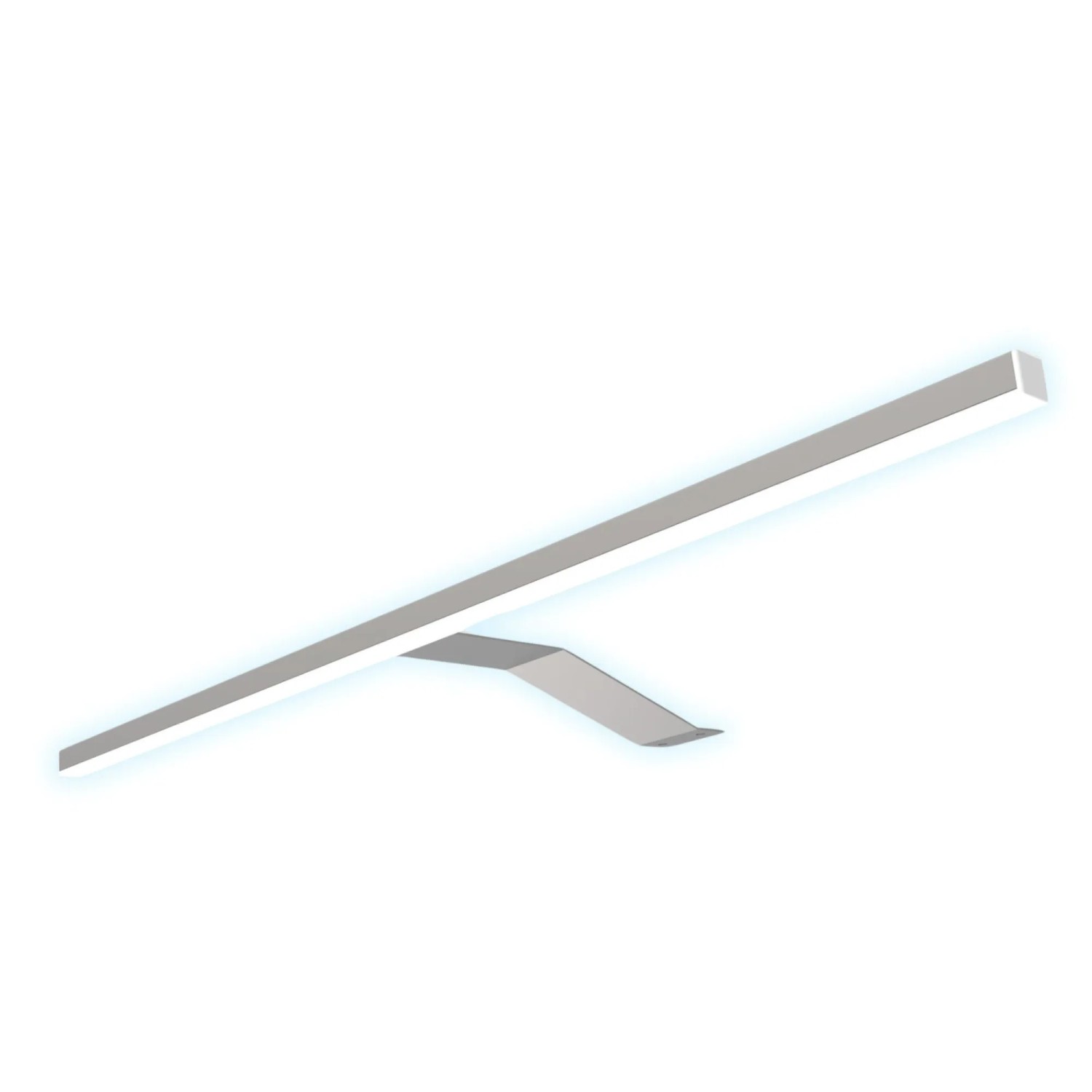 kalb LED Aufbauleuchte Aluminium 600x185x40mm Neutralweiß Chrom 1er Set