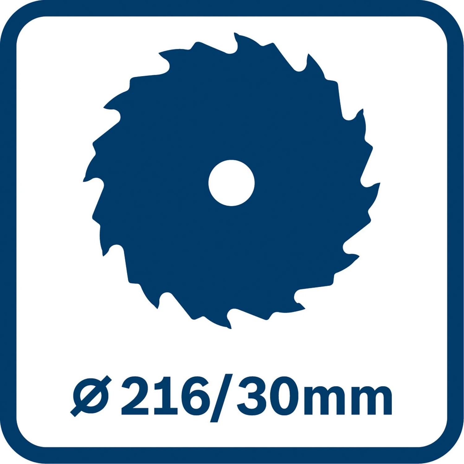 Bosch Professional Sägeblatt, 216/30mm, für Kapp- und Gehrungssäge