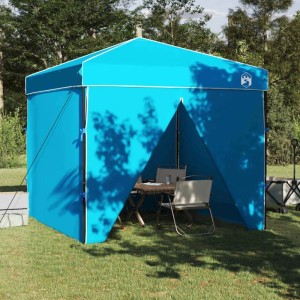 vidaXL Pavillon-Zelt Blau 243 x 243 x 251 cm Stoff 42007380