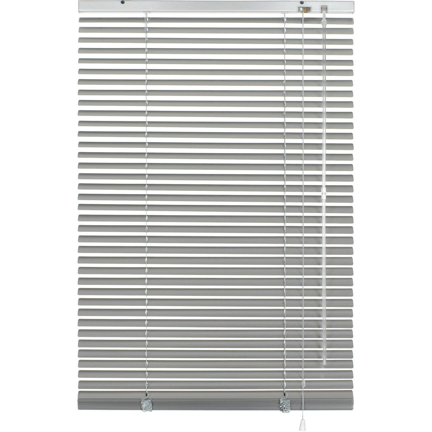 Gardinia Aluminium Jalousie 120 cm x 175 cm Silber
