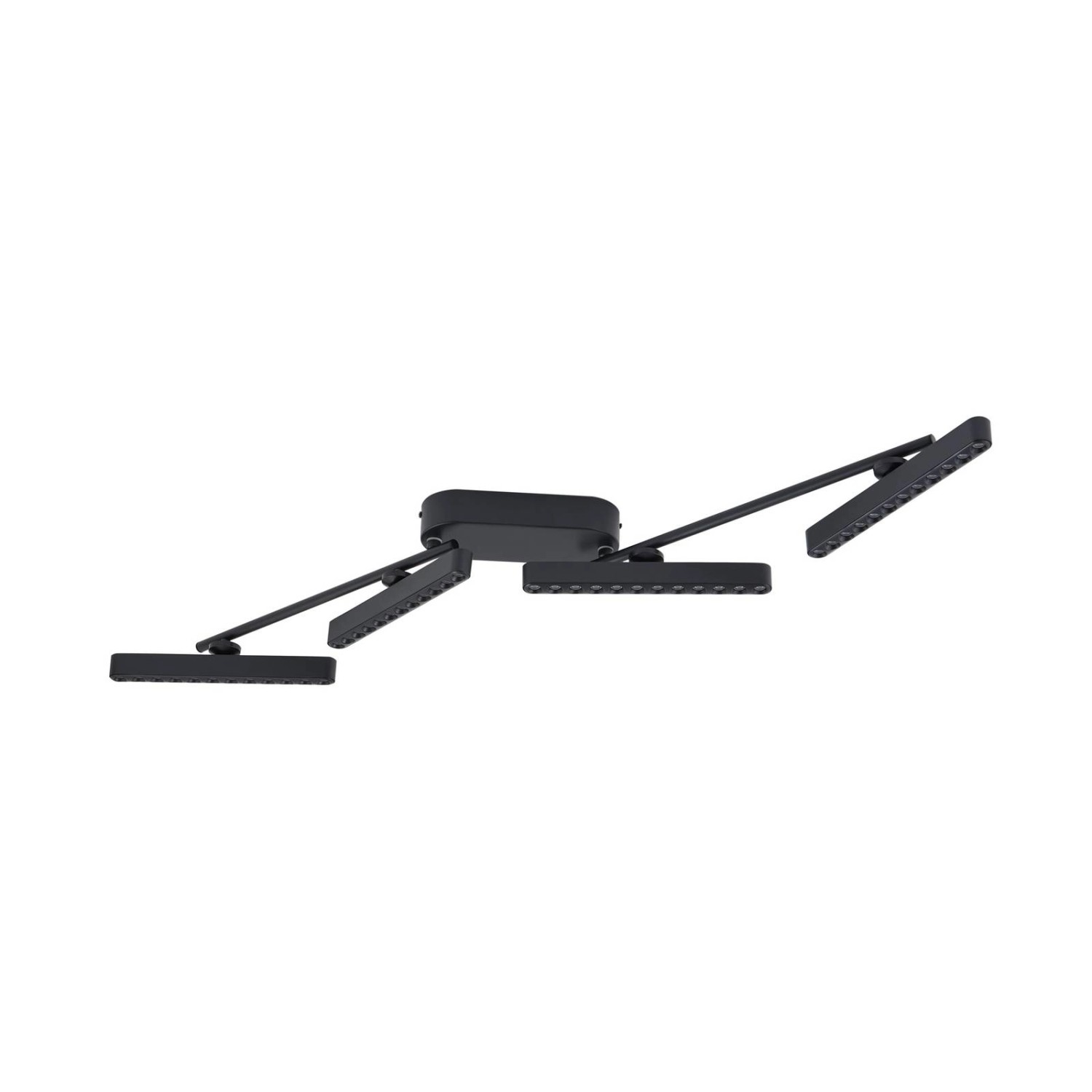 Lindby LED Deckenlampe Eldrin 10029266 Dimmbar Modern in Schwarz aus Metall günstig online kaufen