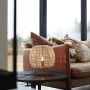 Beige PR Home Tischleuchte Wickham aus Rattan/Bast, 30cm, E27. Dekorative Lampe für Wohnzimmer.