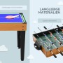 HOMCOM Multigame Spieltisch aus Holz und Stahl für Spielspaß mit Kicker, Billard, Tischtennis und mehr.