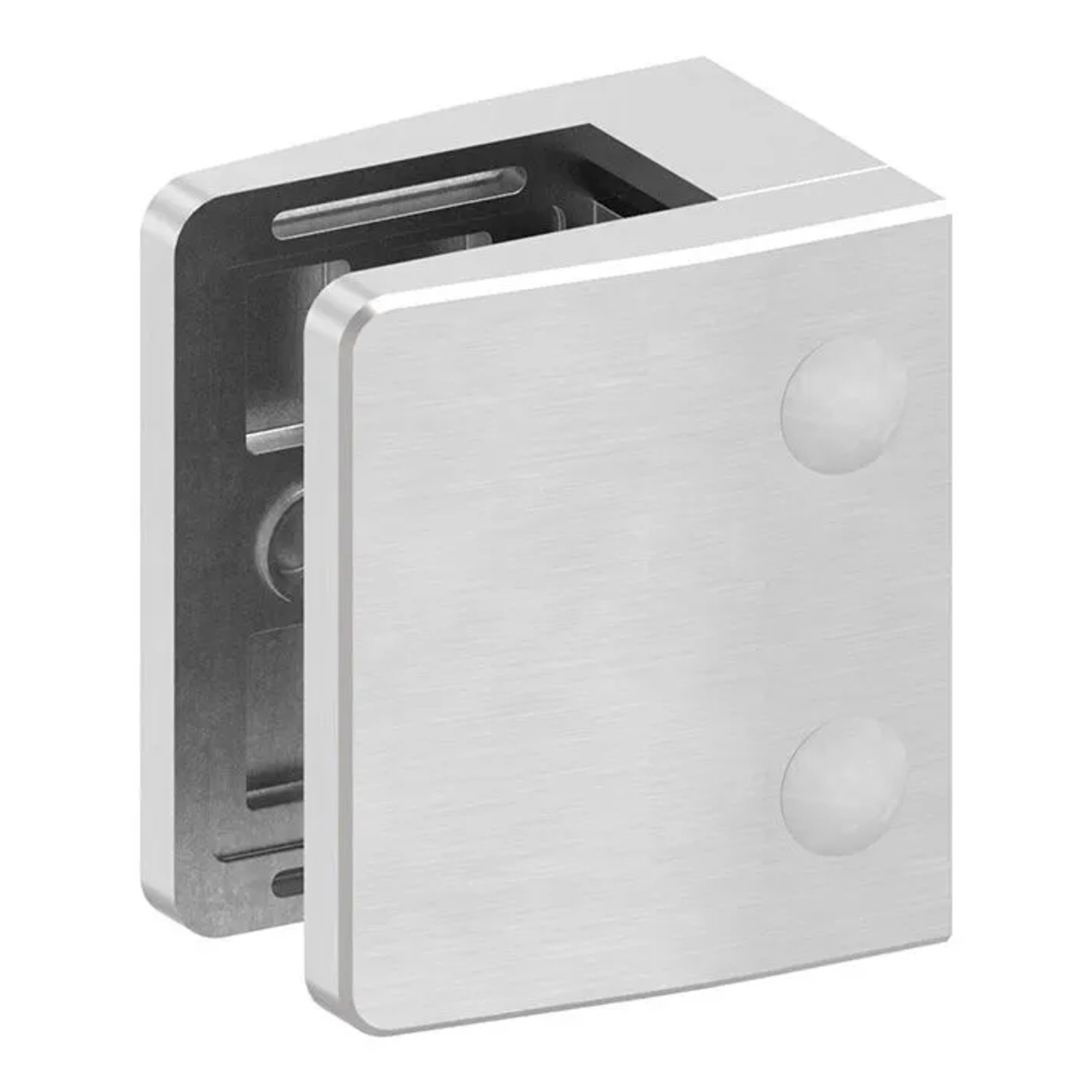 FeNau Glasklemme 60x70x45 mm AbZ Für Anschluss Flach V2A