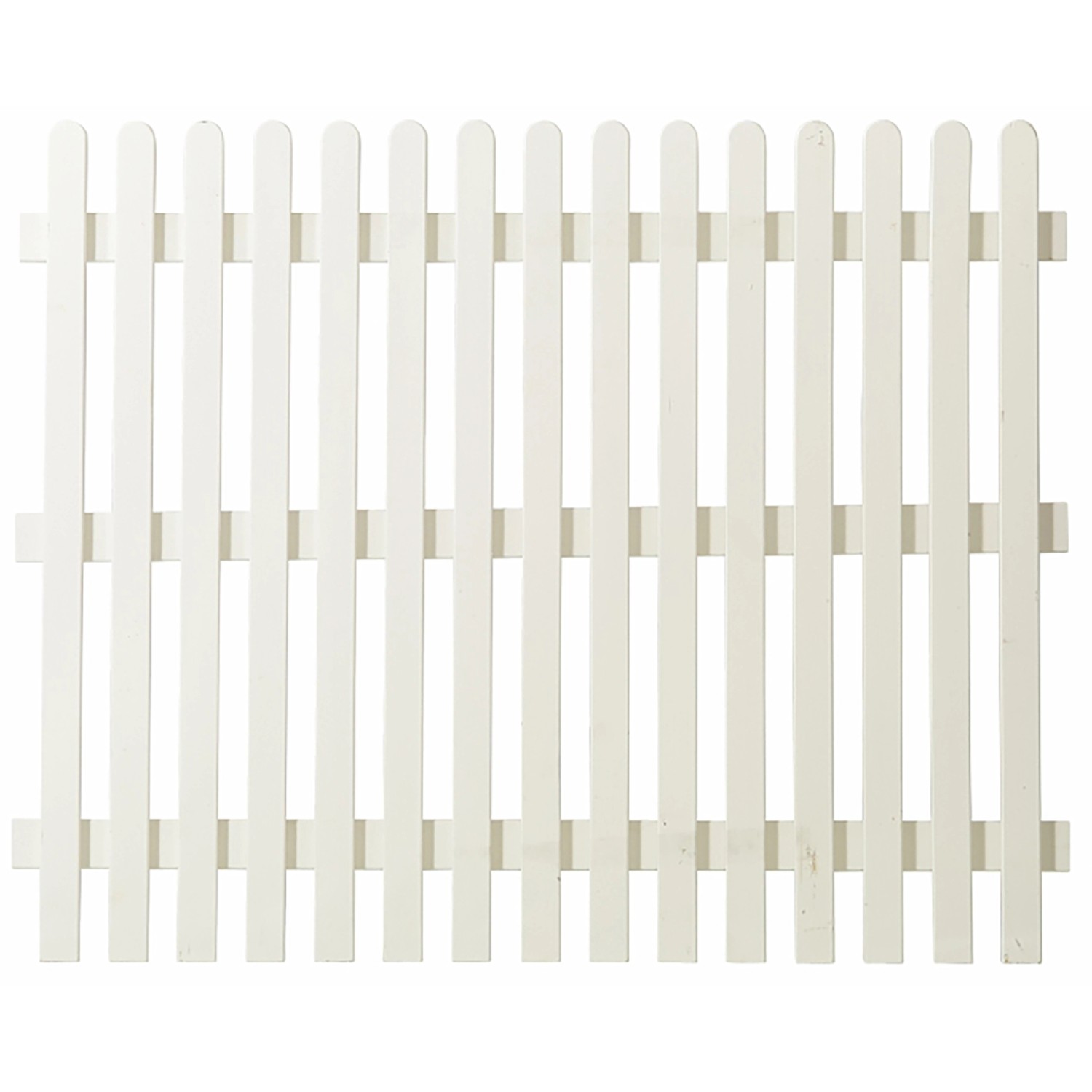 Vorgartenzaun Retro Nadeholz Weiß 150 x 120 cm günstig online kaufen