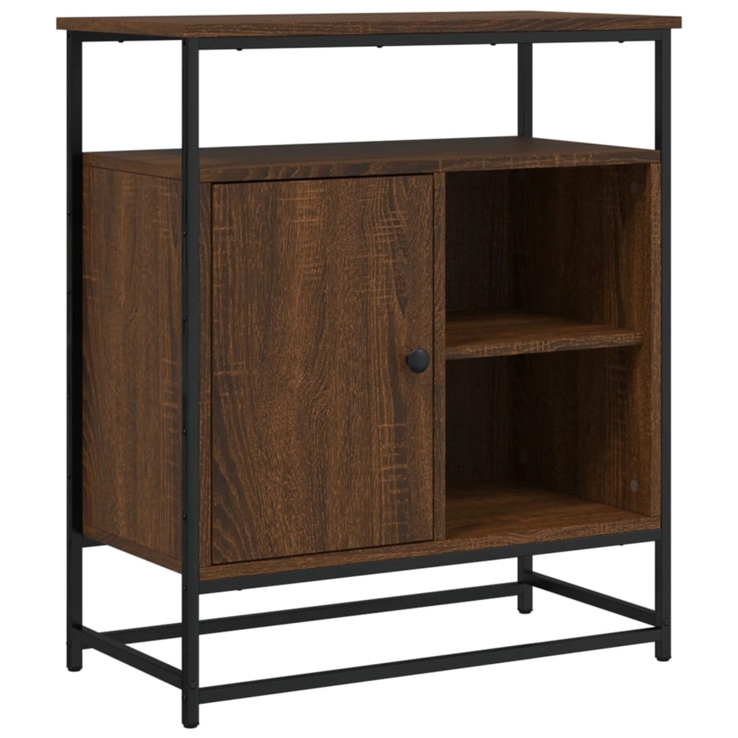 vidaXL Sideboard Braun Eichen-Optik 69x35x80 cm Holzwerkstoff 835548