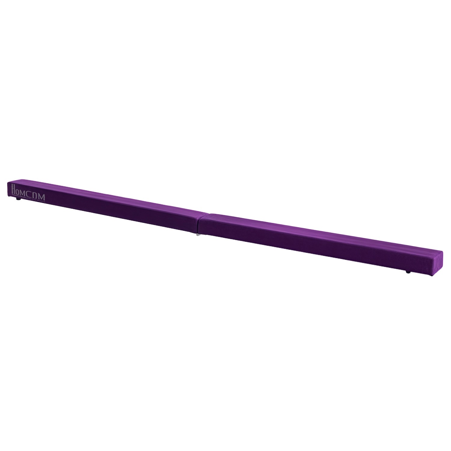 Image of HOMCOM Schwebebalken Kiefernholz Polyester Violett 210L x 10B x 6,5H cm