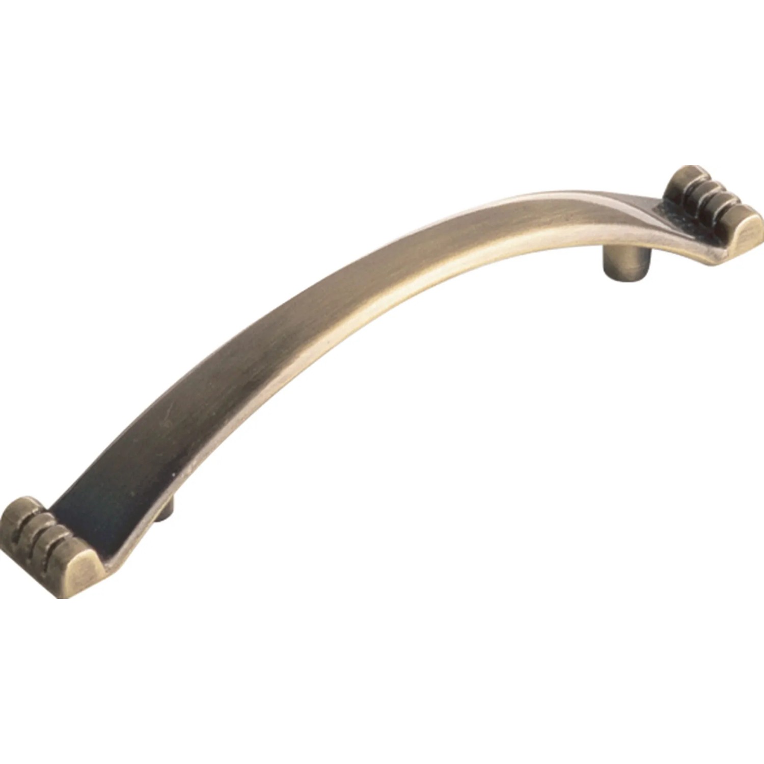 Metallgriff 922 in Altmessing-Optik für Möbel, Lochabstand 76 mm.