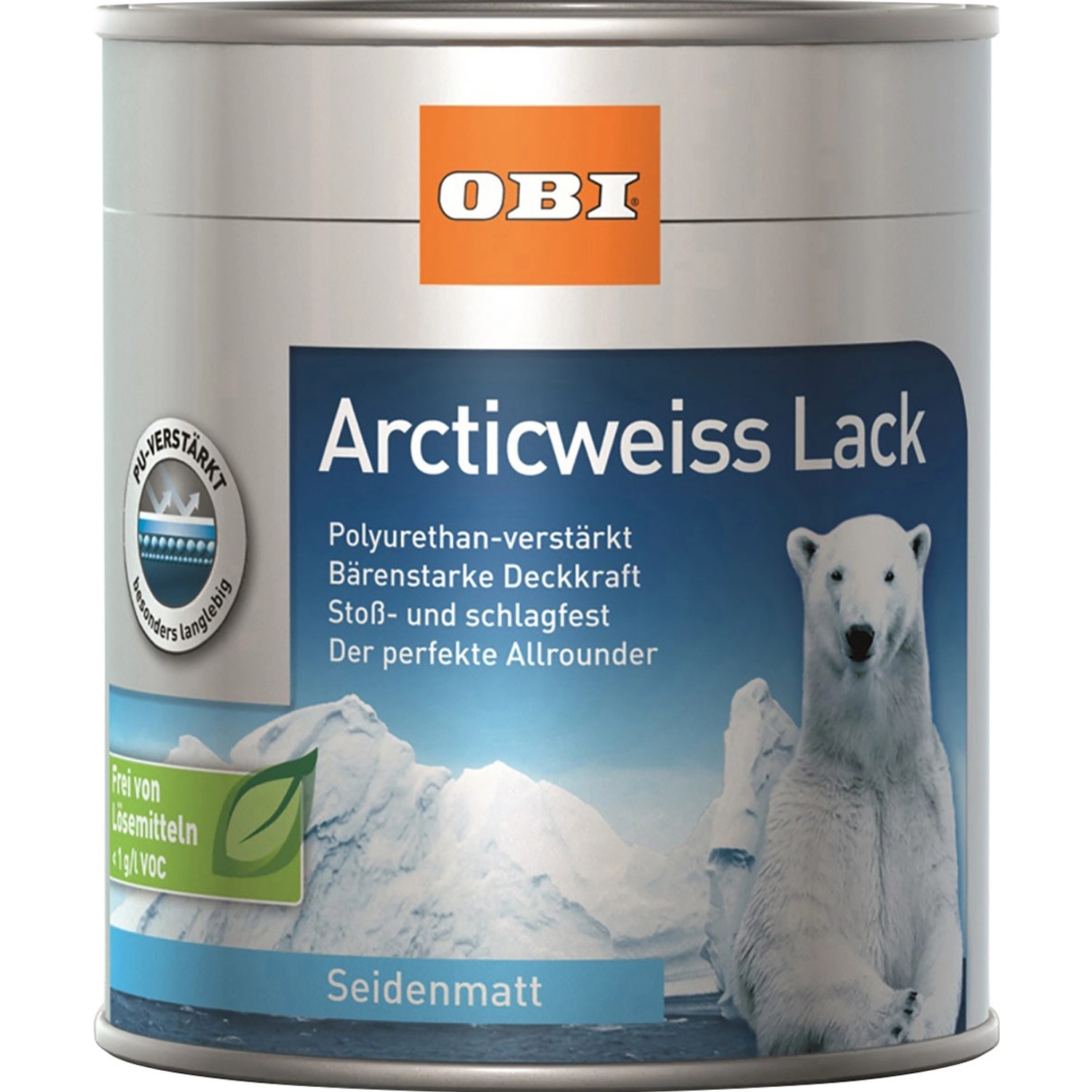 OBI Arctic Weißlack seidenmatt 375 ml