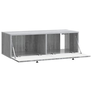 vidaXL Wandmontierter TV-Schrank Graues Sonoma 99 x 41 x 30 cm 898191