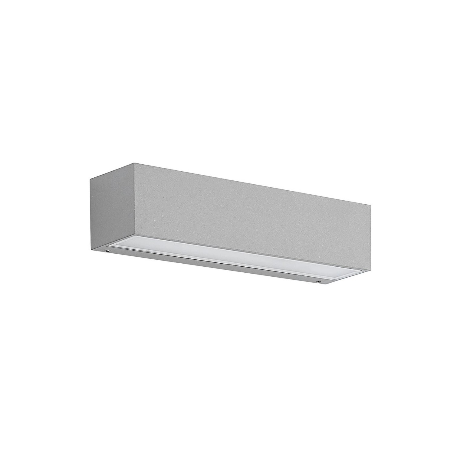 Lucande LED Wandleuchte Außen Lengo 9616207 Modern in Alu aus Aluminium 1-f günstig online kaufen