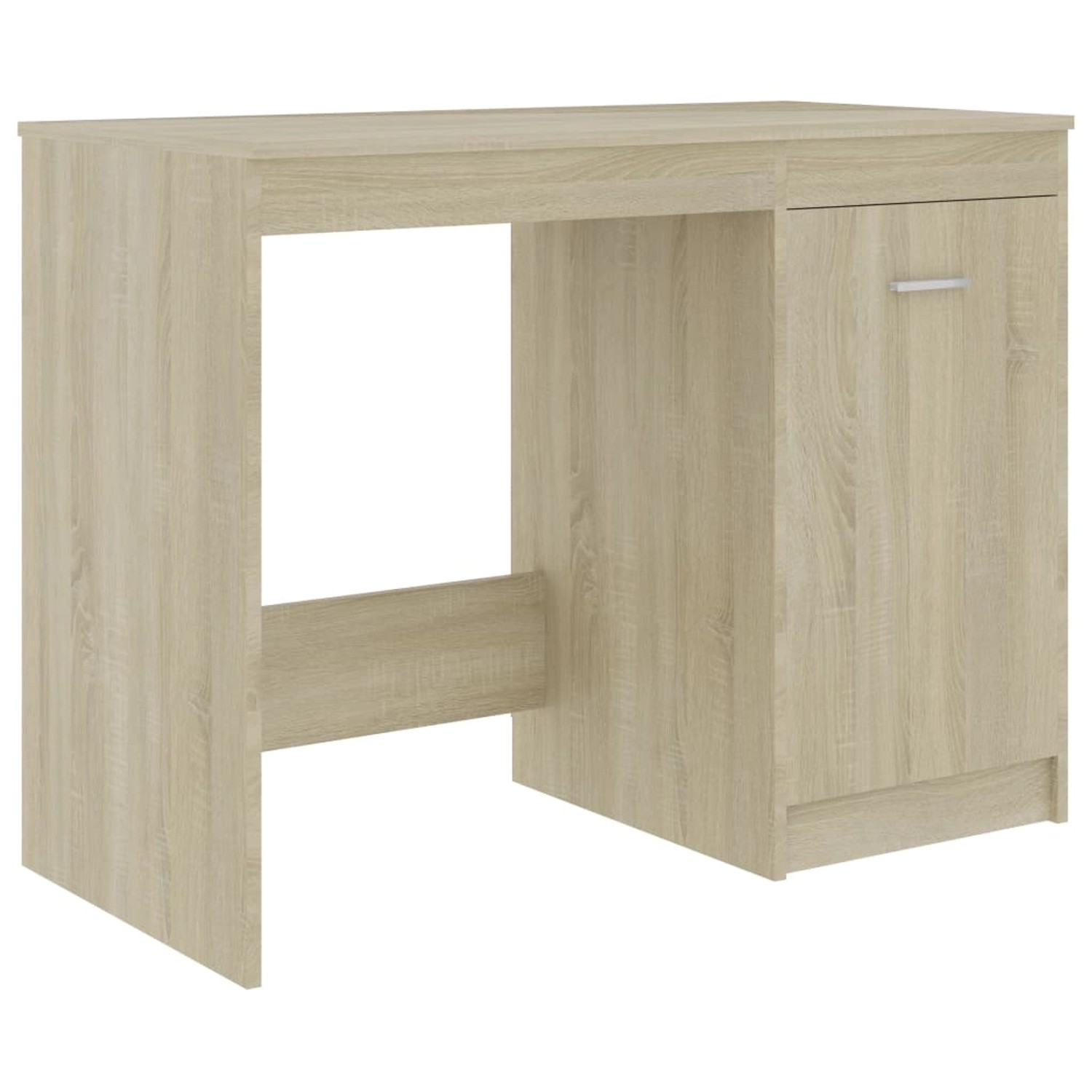 vidaXL Schreibtisch Sonoma-Eiche 100x50x76 cm Holzwerkstoff 801799 günstig online kaufen