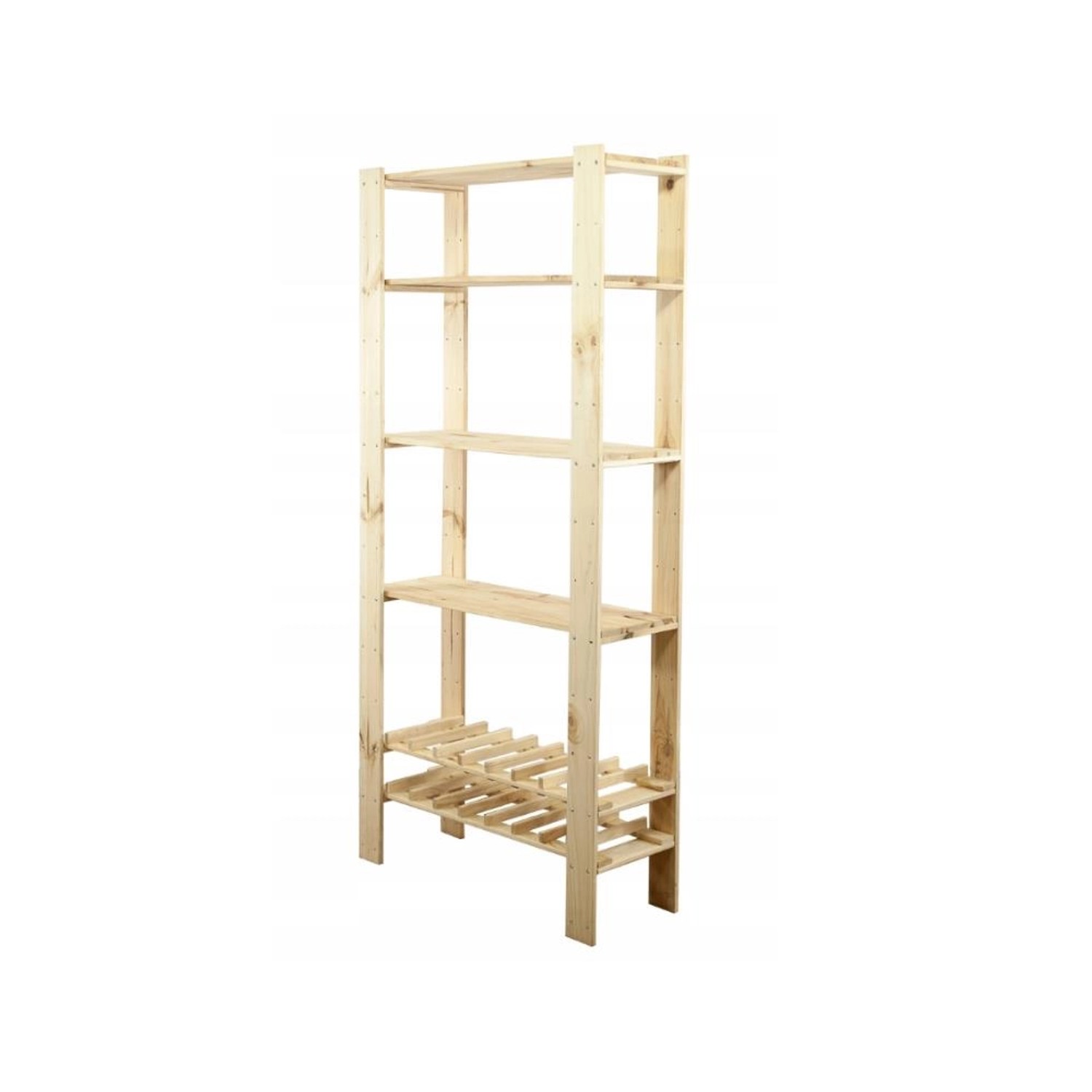 PROREGAL Holzregal Woodland HxBxT 166 x 80 x 50 cm Fachlast 120 kg 4 Fachbo günstig online kaufen