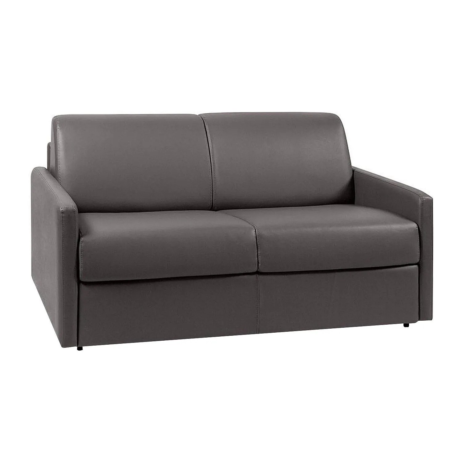 Vente-unique Schlafsofa Calife Grau 150 cm