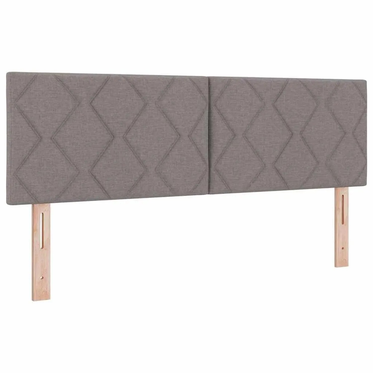 vidaXL Kopfteil mit Kopfteil Taupe 160 cm Kunstleder 42007258