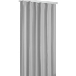 Graue Arsvita Verdunkelungsgardine Shadow mit Universalband, 245x270cm. Blickdichter Fenstervorhang.