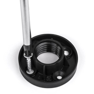 SOTECH 4er SET Möbelfüße GOLF III Verstellbar Schwarz