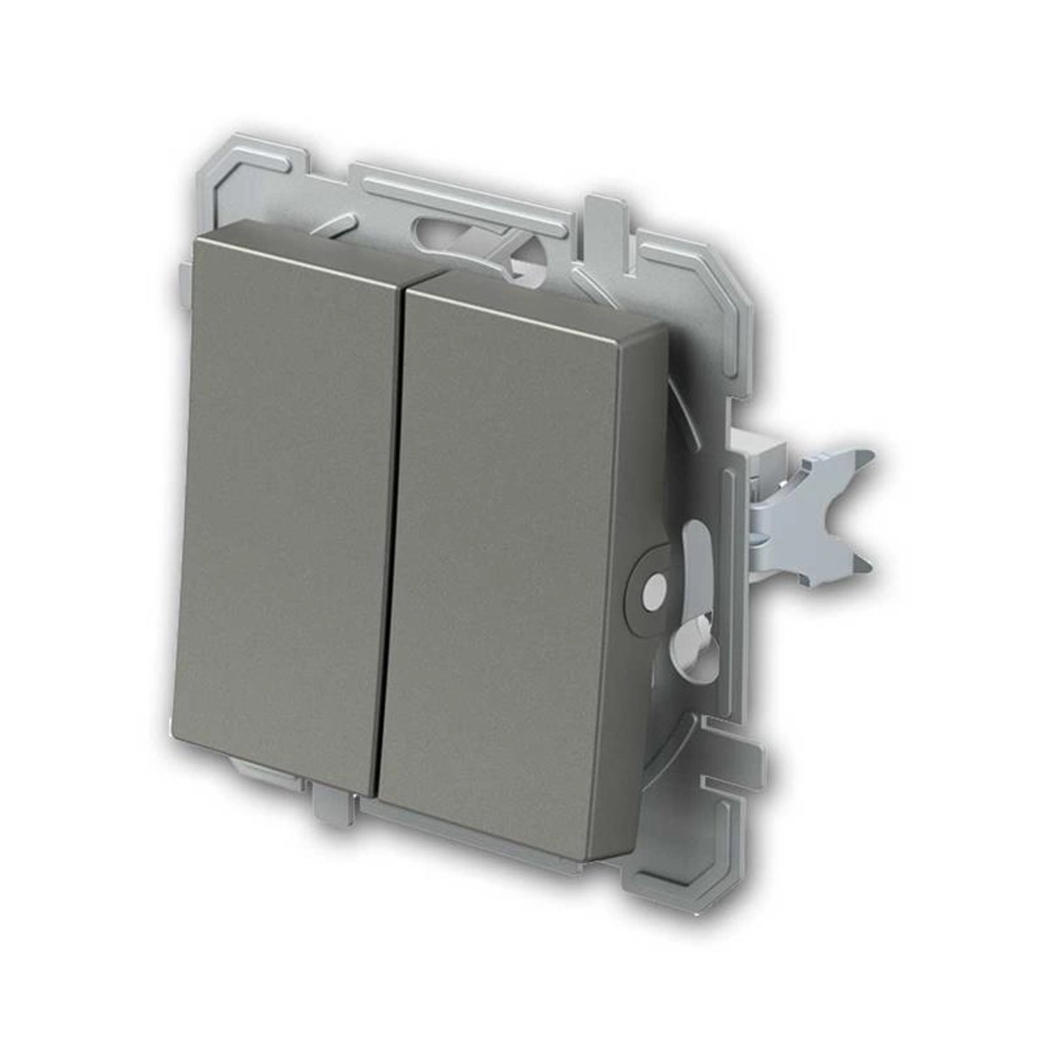 TEM LOGIQ 2-Fach Wechselschalter tita 250V10A o Rahm günstig online kaufen