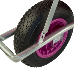 TRUTZHOLM Schubkarre Proseccokutsche 100 L Traglast 250 kg Pink