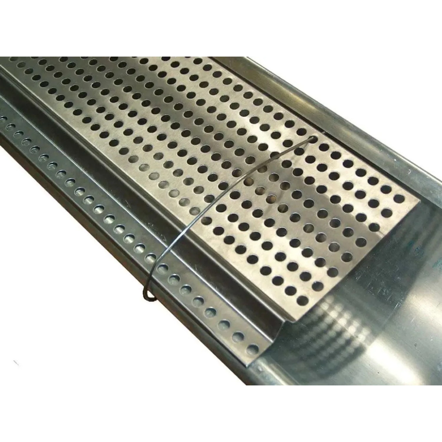 Westfalia Drahtclips für Dachrinnenabdeckung 12 StÜCk 15 cm Metall Silber