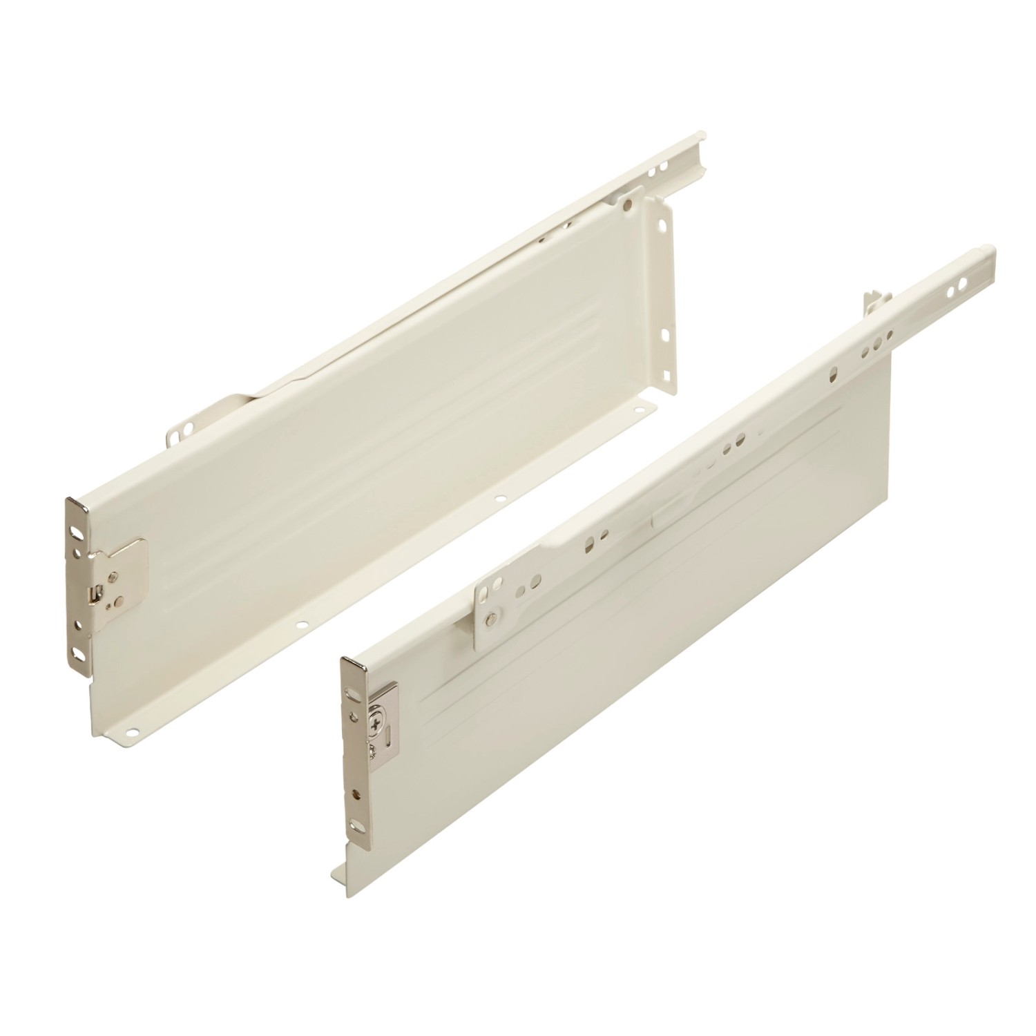 SOTECH Schubladensystem Metallbox Zargenhöhe 118 mm NL 400 mm Cremeweiß