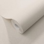 Rolle Erismann Vliestapete Elle Decoration 4 Woven in Creme mit feiner Textilstruktur.