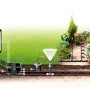 Gardena Bewässerungsventil 9 V Bluetooth im Einsatz zur automatischen Gartenbewässerung.