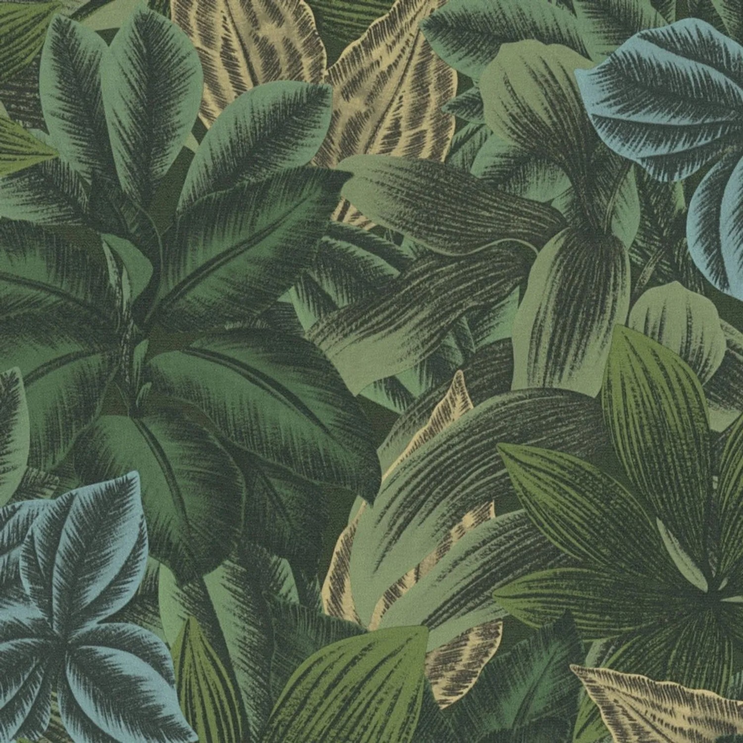 Tadessi Tapete Floral M1-No.4401 Vliestapete in Gelb
