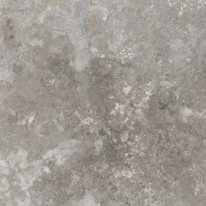 Bodenfliese Feinsteinzeug Travertino Grau Matt, 60x60 cm, für Innenräume.