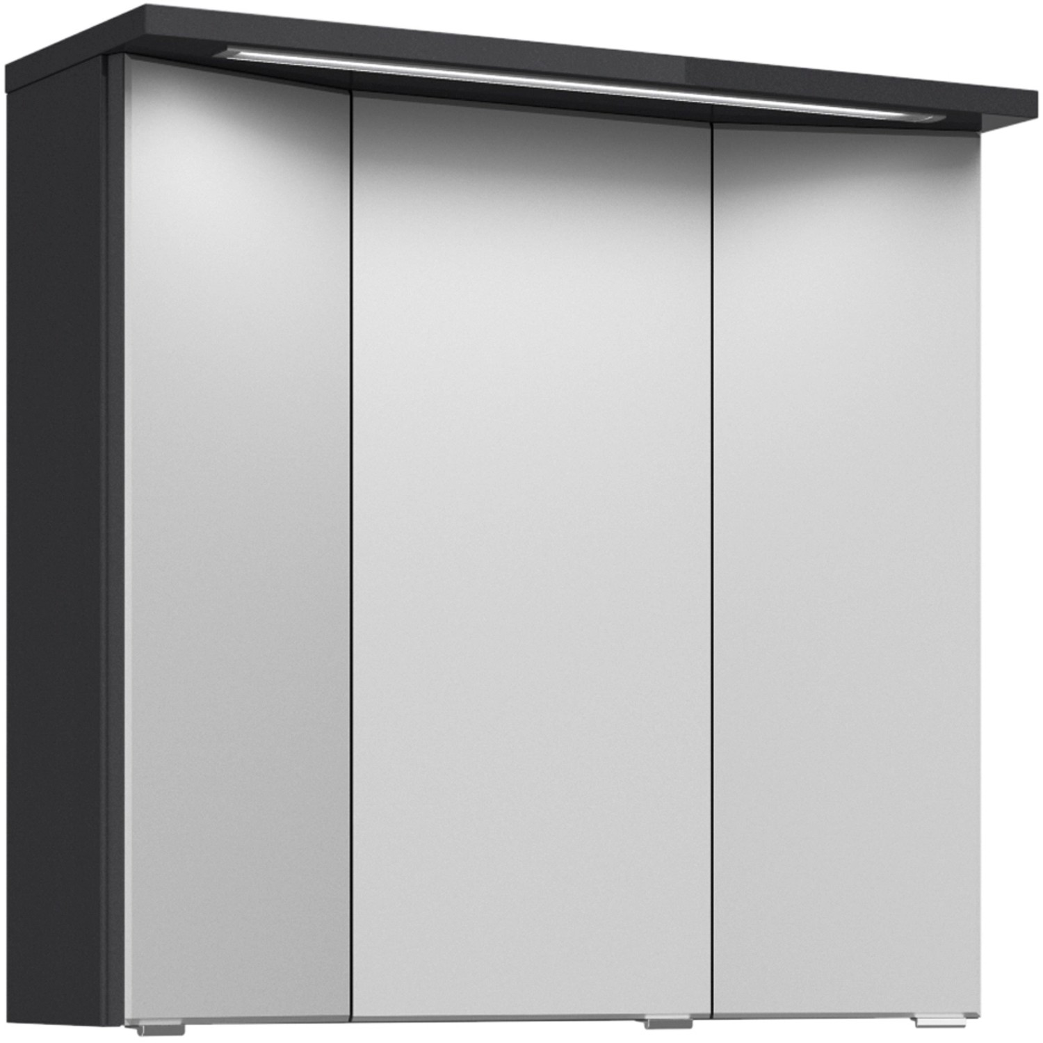 Pelipal Spiegelschrank Trentino Anthrazit Seidenglanz 75 cm