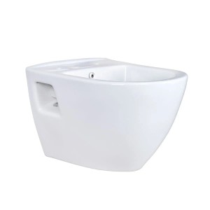 Creavit Design Wand-WC mit Taharet/Bidet/Dusch-WC Funktion Weiß