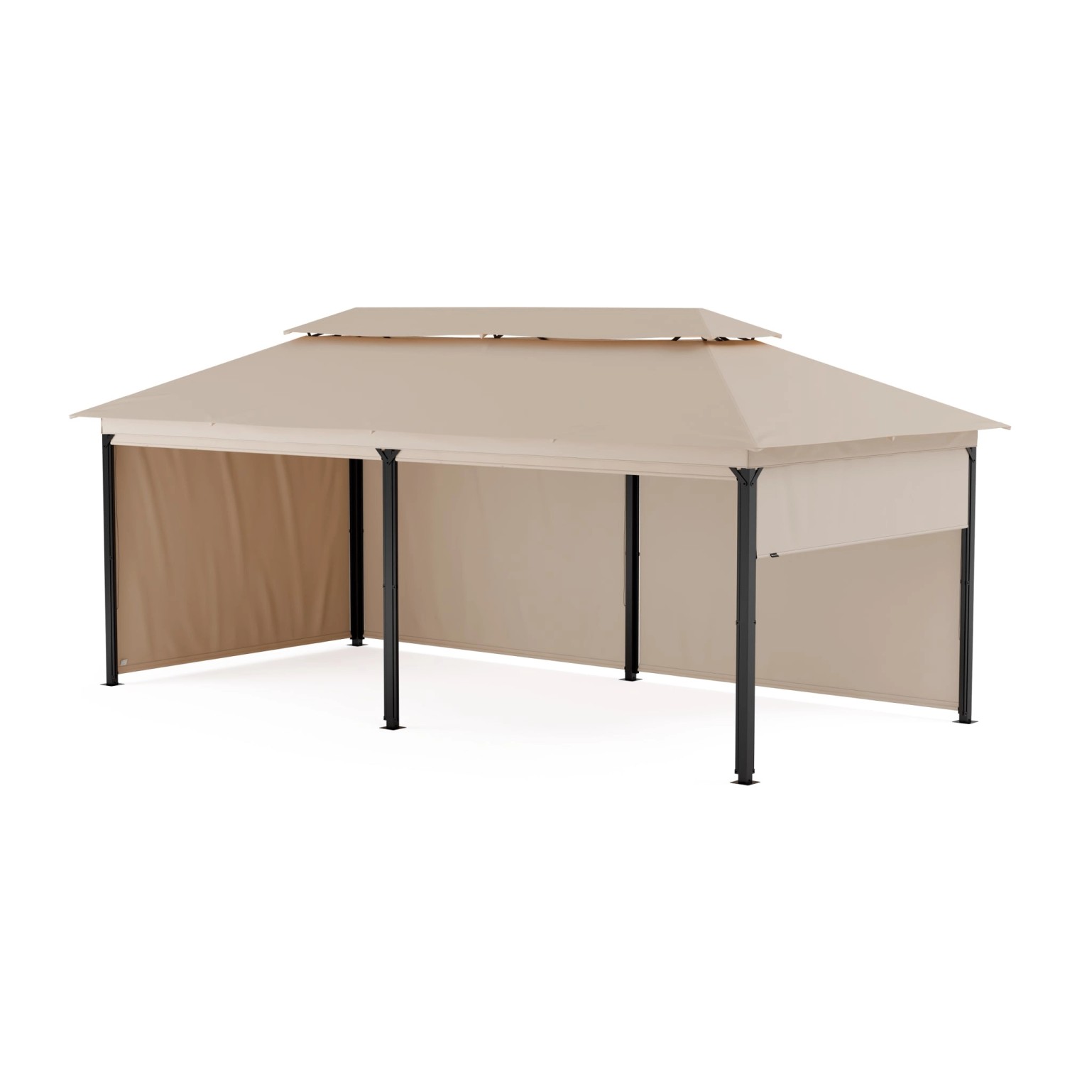Blumfeldt Grandezza Cortina Gartenpavillon 3x6 m Wetterbeständig Pulverbesc günstig online kaufen