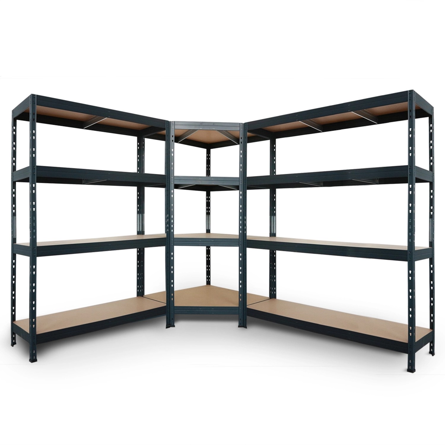 Ar Shelving Rivet Set 180 x 210 x 240 x 45 cm mit 4 HDF-Böden Anthrazit
