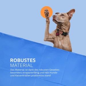Bestlivings Kühlmatte 70cm x 100cm für Hund Katze Selbstkühlende Hundematte Gel