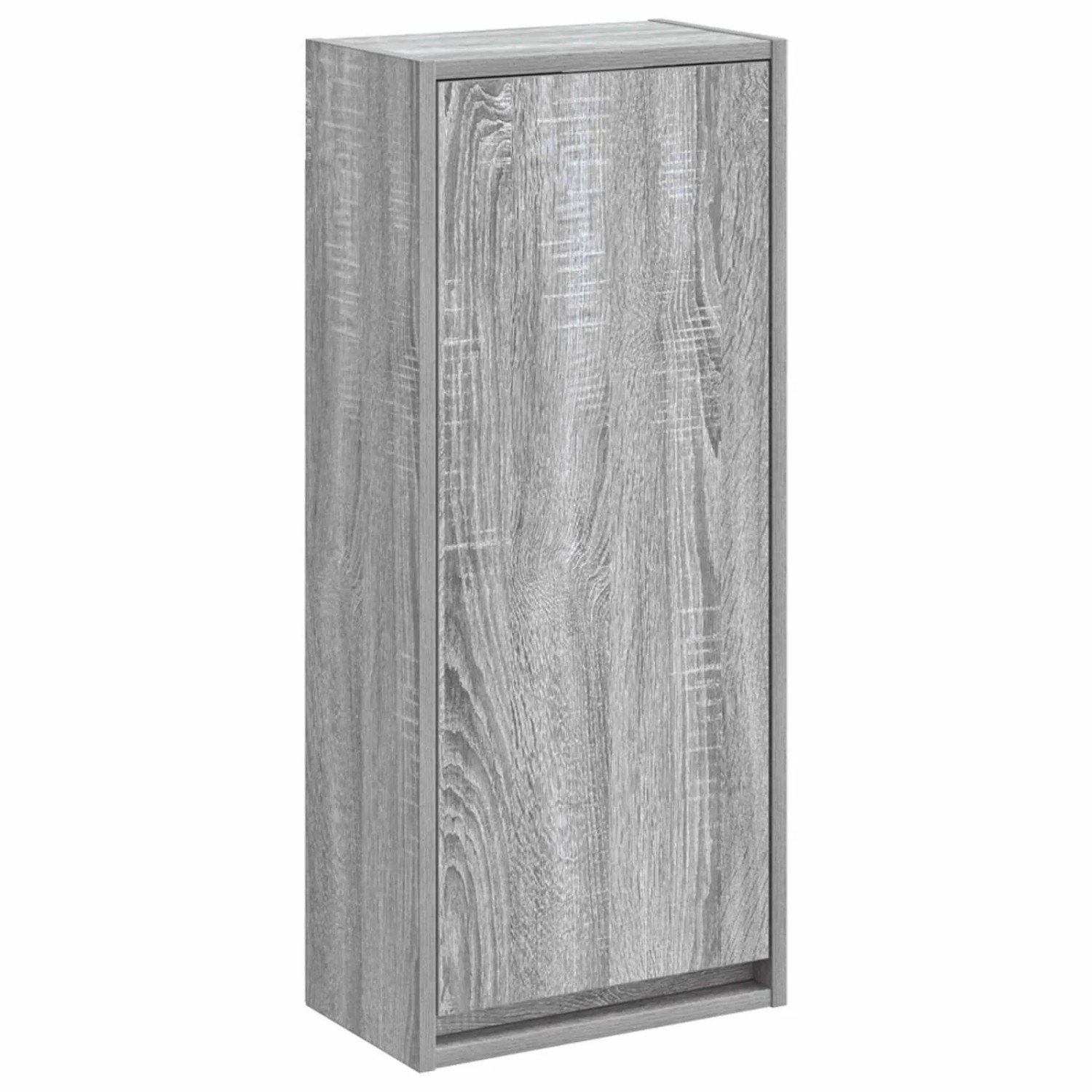 vidaXL Wandmontierte Waschbecken-Vanität Grau Sonoma 35 x 20 x 81 cm 890765