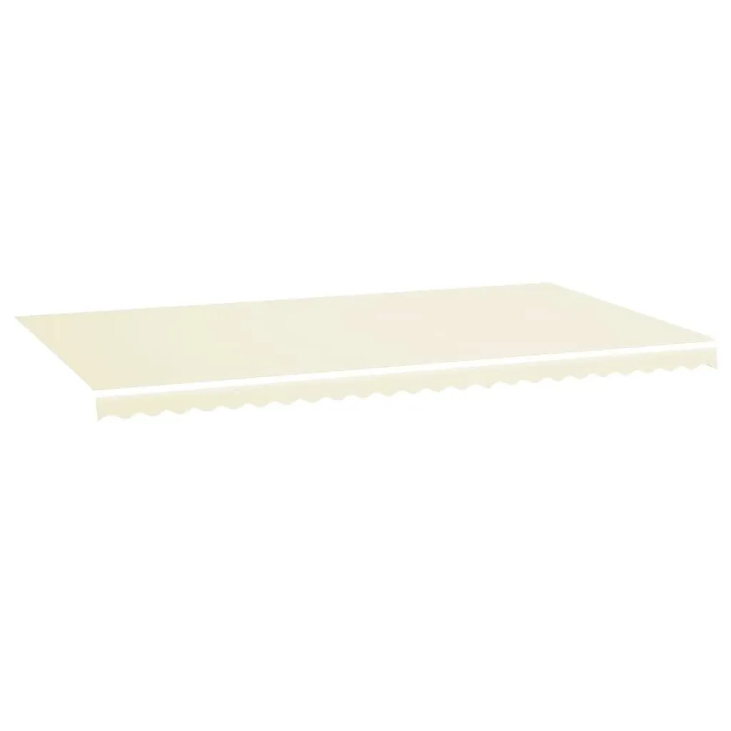 vidaXL Markisenbespannung Creme 6x3,5 m 311934