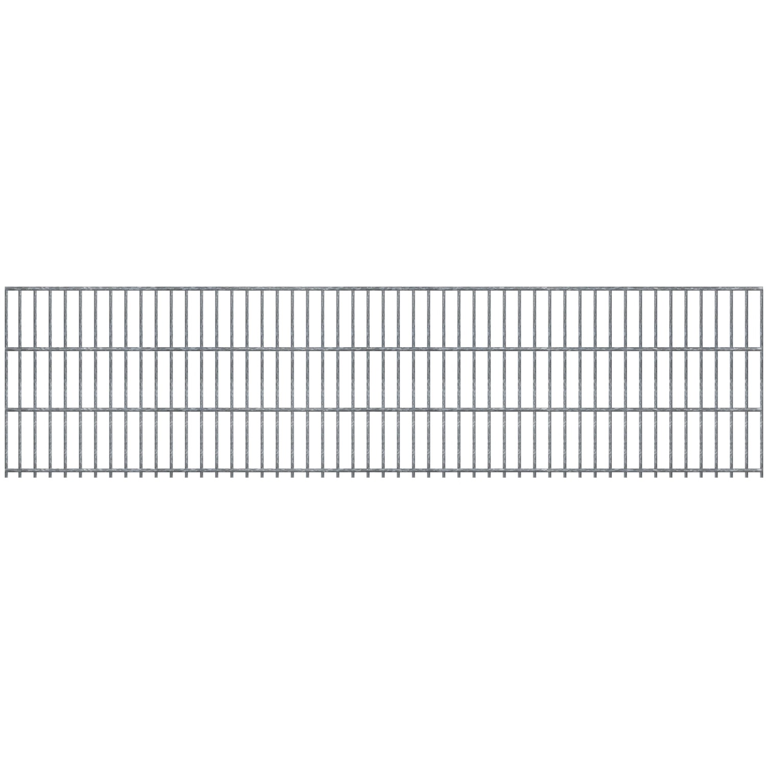 Doppelstabmatte 6/5/6 mm Zink 250 cm x 63 cm