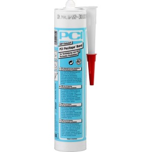 PCI Pecitape Bond Klebstoffkartusche für Dichtbänder und Abdichtungsbahnen.