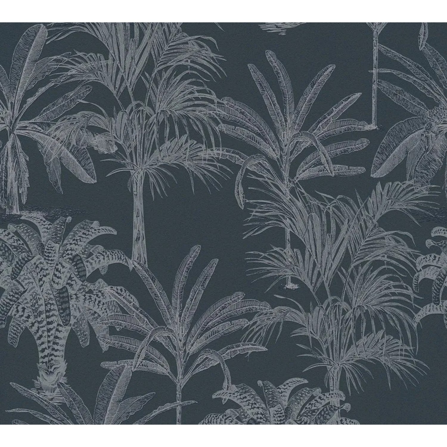 Tadessi Tapete Floral M1-No.1617 Vliestapete in Schwarz