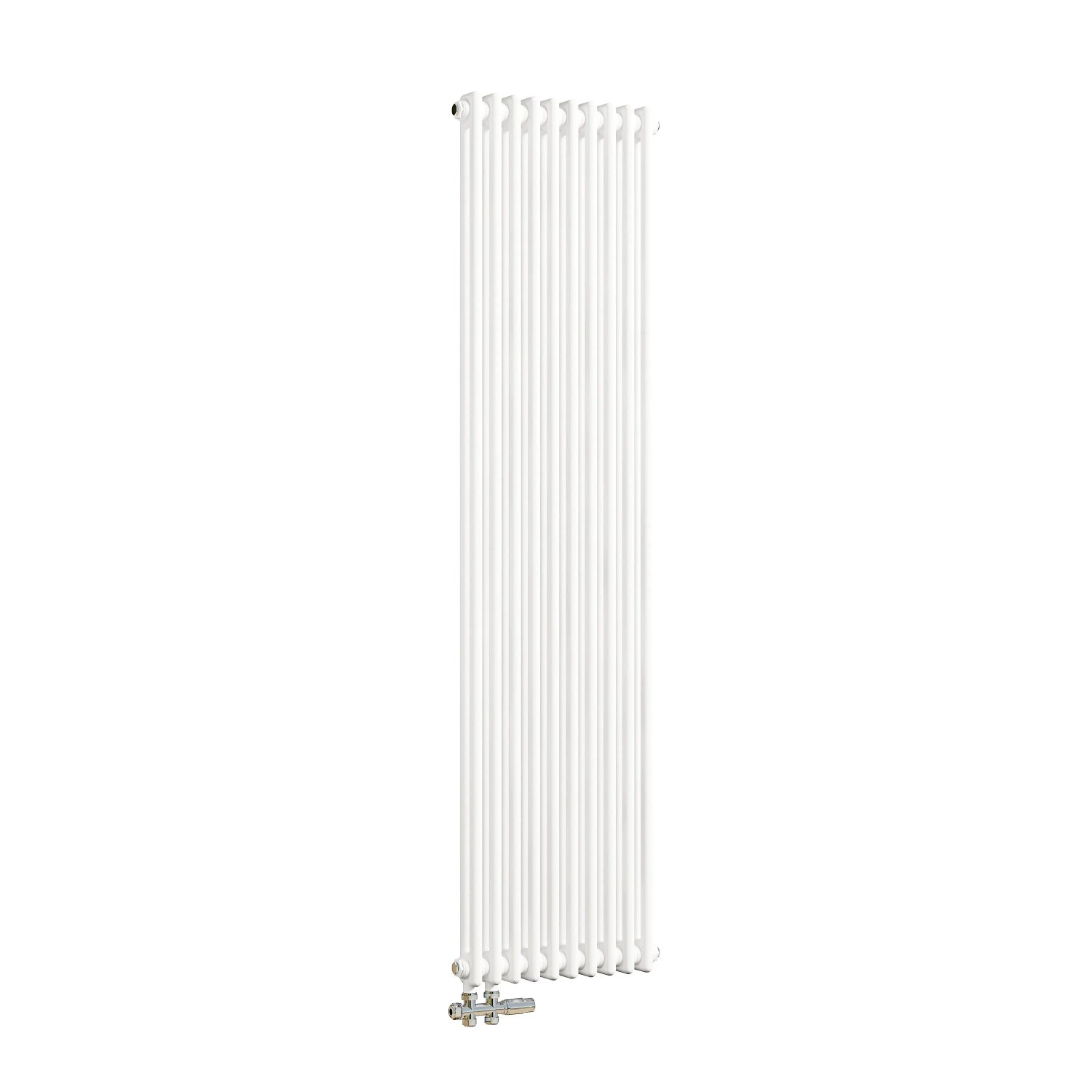 Duschparadies 1800x470mm Traditioneller Heizkörper für Warmwasserbetrieb Weiß 1444W 2Säulen