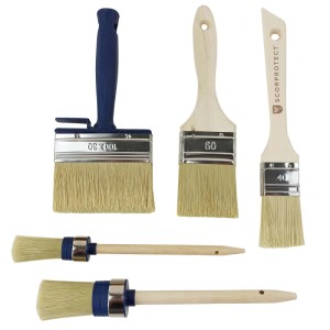 Scorprotect Profi Streich Set 5 Teilig Verschiedene Pinsel
