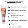 Tube UHU Poly Max Montagekleber Sofort Power Transparent, vielseitig einsetzbar.