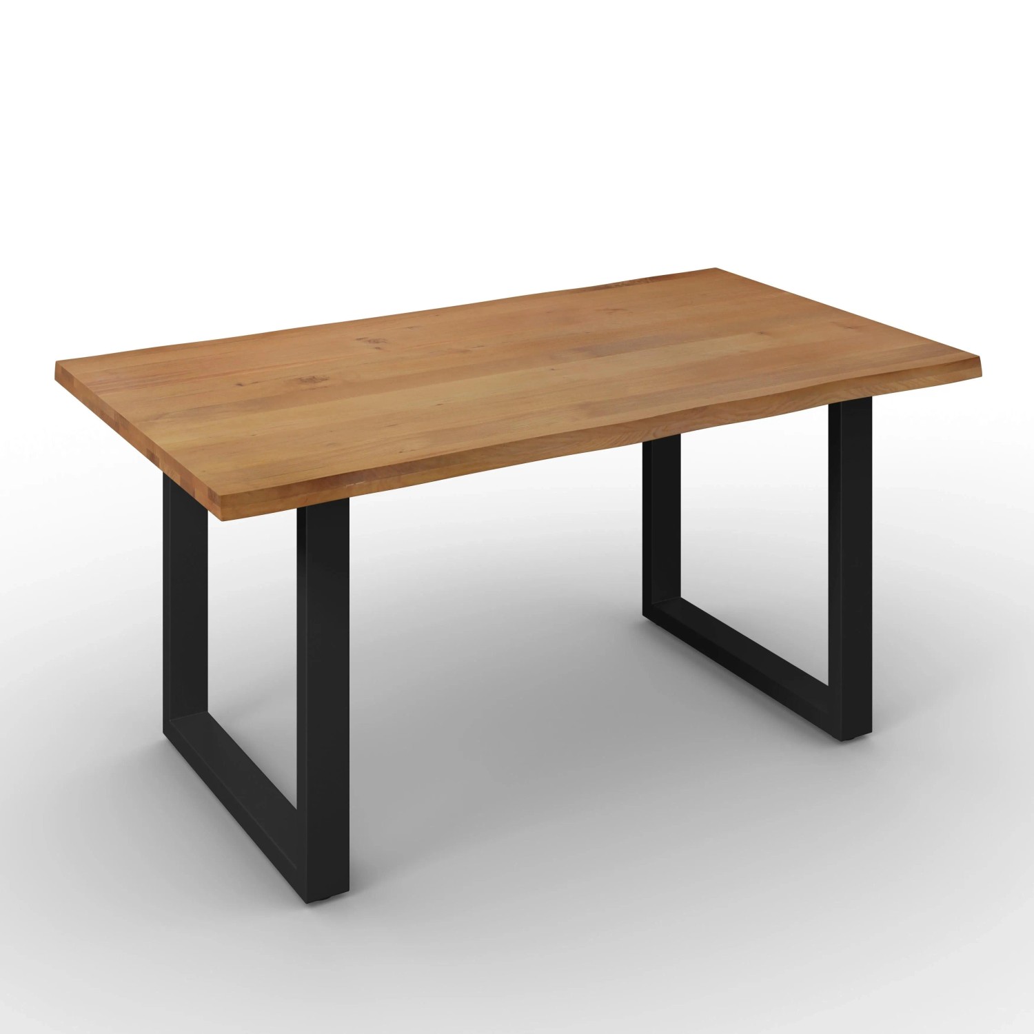 Bessagi Home Esstisch Dan Eichefarben Echtholz ca. 180/90/76 cm